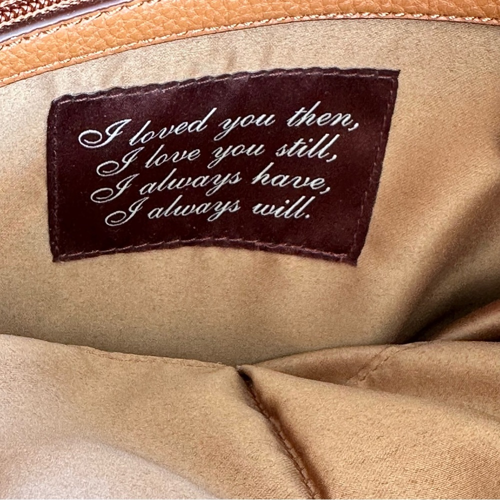 Danbury Mint Satchel “I Love You” Handbag - Picture 9 of 14